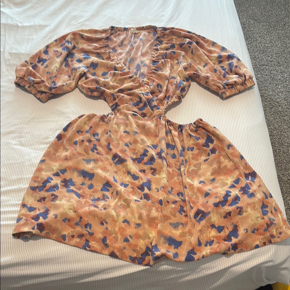 Stylish Dress with Abstract Print